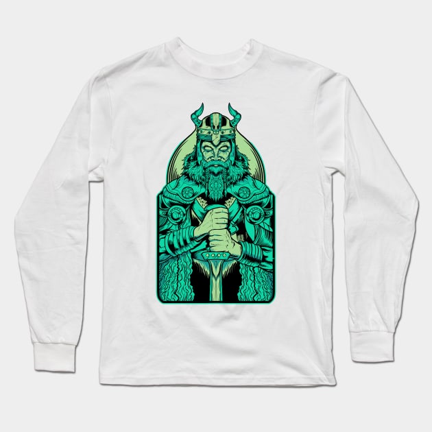 Viking jarl Long Sleeve T-Shirt by TimeSkiff